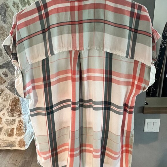 Como Vintage Plaid Blouse - Picture 2 of 3